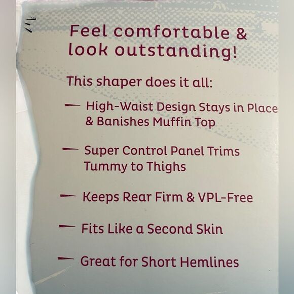 HIGH WAIST MID THIGH SHAPER BY SPANX, Sz 6 Black - Picture 5 of 5